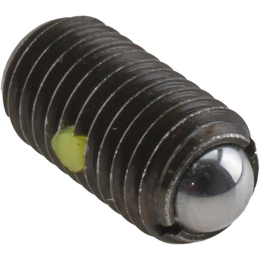 Vlier BM12AN Threaded Ball Plunger M12 x 1.75, 0.315" Ball Dia, 0.866" Body Length, 0.098" Max Ball Reach