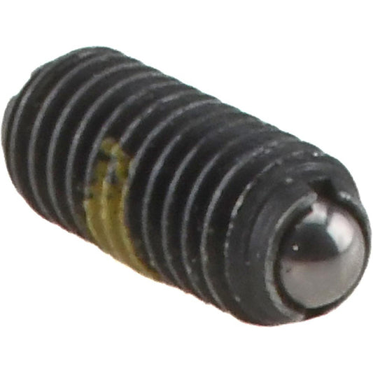 Vlier BM6AP Threaded Ball Plunger M6 x 1, 0.137" Ball Dia, 0.551" Body Length, 0.039" Max Ball Reach
