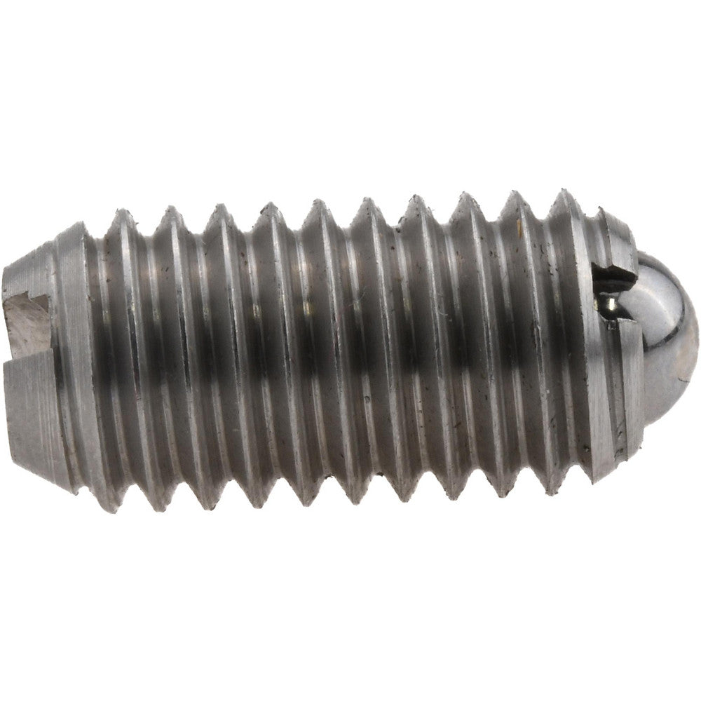 Vlier SBMH8 Threaded Ball Plunger M8 x 1.25, 0.196" Ball Dia, 0.63" Body Length, 0.059" Max Ball Reach