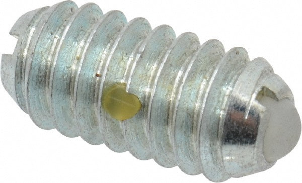 Vlier DBL54N Threaded Ball Plunger 1/4-20, 0.125" Ball Dia, 0.531" Body Length, 0.035" Max Ball Reach