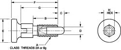 Vlier SPRT500P 1/2-13, 0.31" Max Plunger Diam, 0.5 Lb Init to 1.75 Lb Final End Force, Knob Handle Plunger