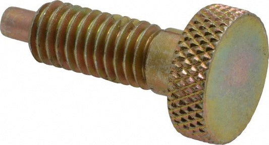 Vlier SLF375P 3/8-16, 3/4" Thread Length, 0.185 to 0.186" Max Plunger Diam, 0.5 Lb Init to 3 Lb Final End Force, Locking Knob Handle Plunger