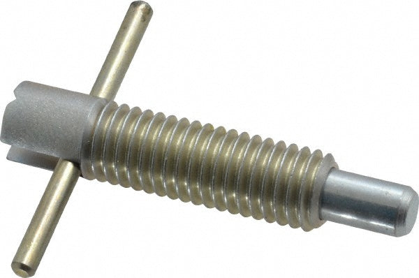 Vlier FRT500P 1/2-13 Thread, 2-1/2" Body Length, 1/2" Plunger Projection, 5/16" Plunger Diam, Steel, Locking T Handle Plunger
