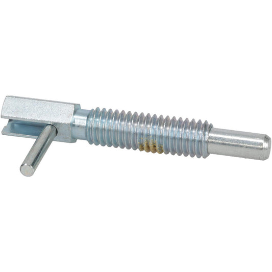 Vlier FR375P 3/8-16, 1.18" Thread Length, 1/4" Plunger Diam, 0.75 Lb Init to 3.75 Lb Final End Force, Steel Locking L Handle Plunger