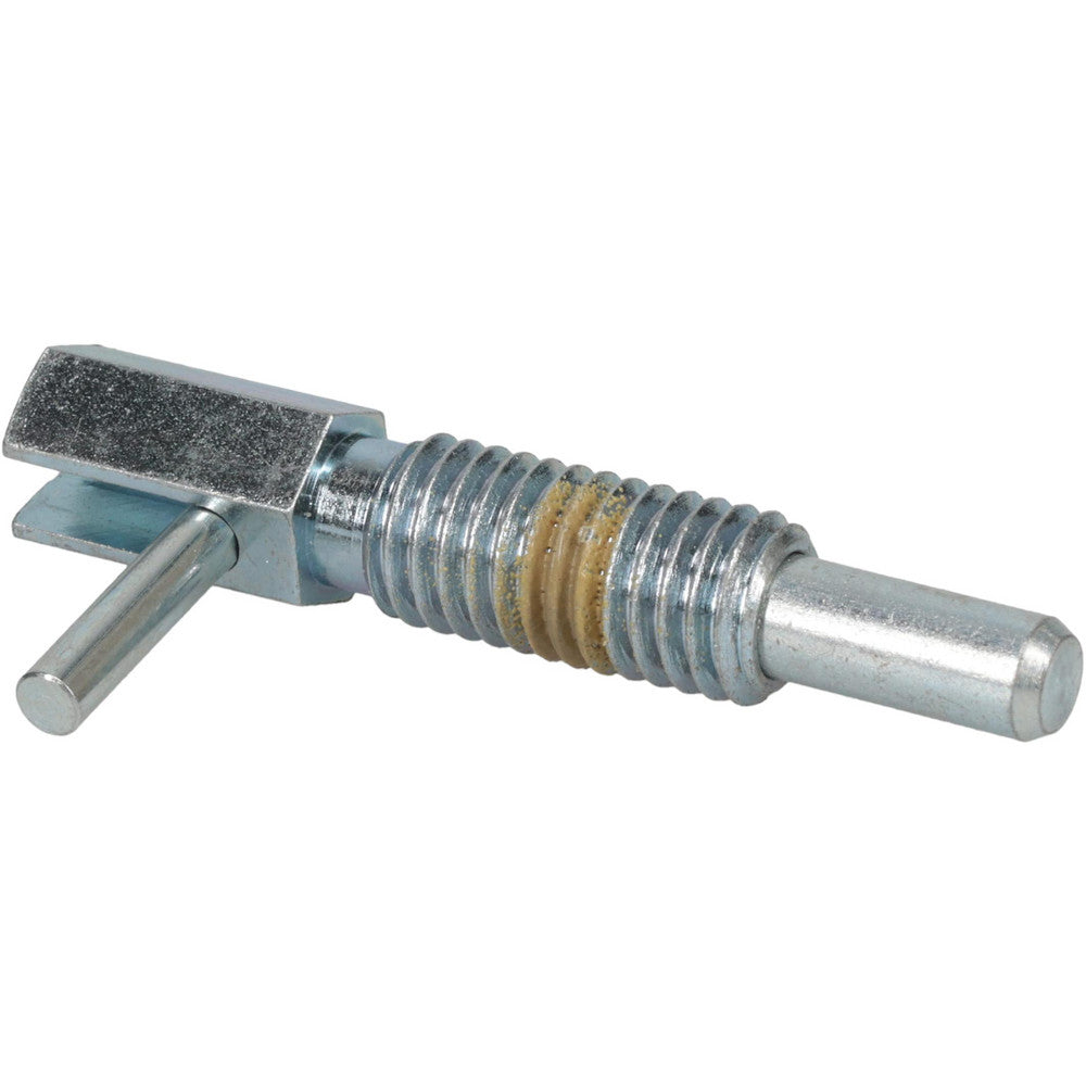 Vlier FR500P 1/2-13, 1.1" Thread Length, 0.31" Plunger Diam, 1 Lb Init to 5 Lb Final End Force, Steel Locking L Handle Plunger