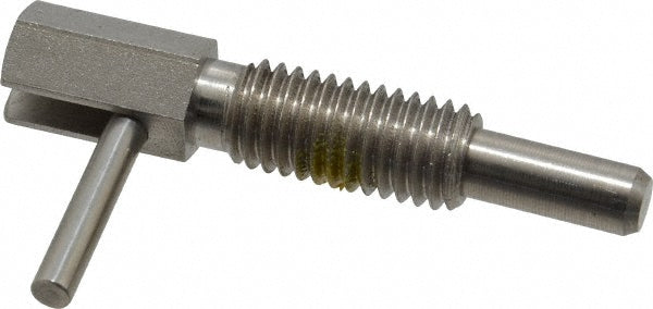 Vlier SSFR500P 1/2-13, 1.1" Thread Length, 0.31" Plunger Diam, 1 Lb Init to 5 Lb Final End Force, Stainless Steel Locking L Handle Plunger