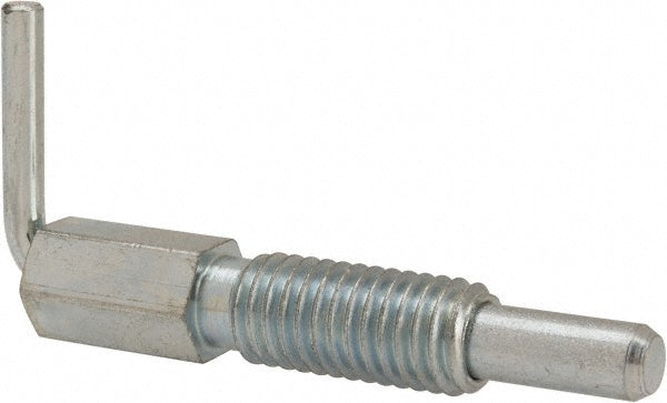 Vlier FRN500 1/2-13, 1.1" Thread Length, 0.31" Plunger Diam, 1 Lb Init to 5 Lb Final End Force, Steel L Handle Plunger