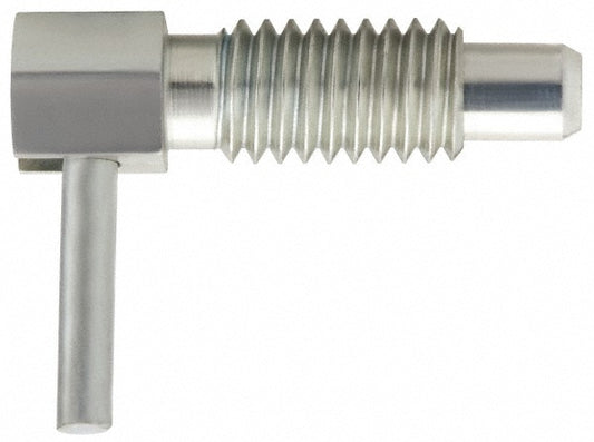 Vlier FRS375P 3/8-16, 0.62" Thread Length, 1/4" Plunger Diam, 0.25 Lb Init to 1.25 Lb Final End Force, Steel Locking L Handle Plunger