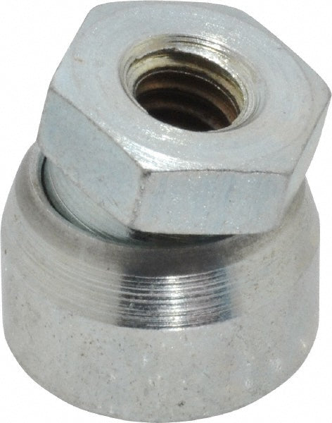 Vlier P300 1/4-20, 5/8" Pad Diam, Uncoated Bottom, Steel Toggle Pad