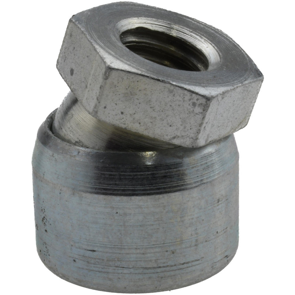 Vlier P304 3/8-16, 3/4" Pad Diam, Uncoated Bottom, Steel Toggle Pad