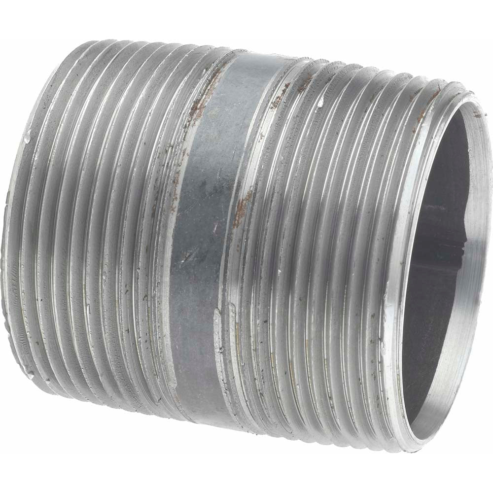 Value Collection NB08020 Black Pipe Nipple 1-1/2" Dia x 2" Long, Schedule 40