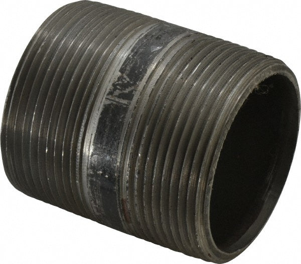 B&K Mueller 589-030 Black Pipe Nipple 2-1/2" Dia x 3" Long, Schedule 40