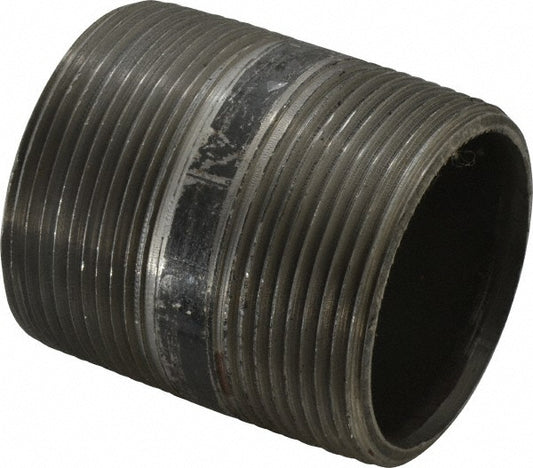 B&K Mueller 589-030 Black Pipe Nipple 2-1/2" Dia x 3" Long, Schedule 40