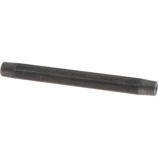 Value Collection NB01040 Black Pipe Nipple 1/8" Dia x 4" Long, Schedule 40