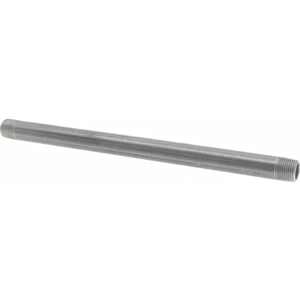 Value Collection NB03100 Black Pipe Nipple 3/8" Dia x 10" Long, Schedule 40