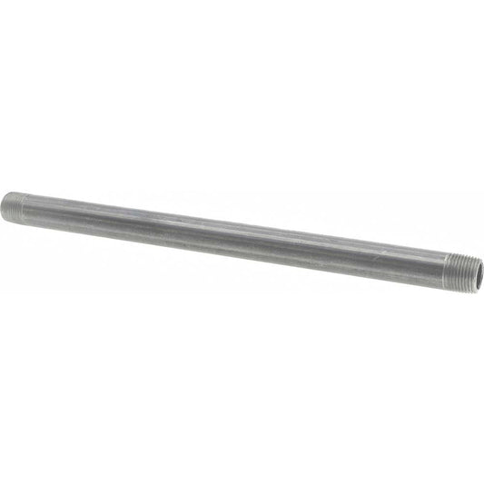 Value Collection NB03100 Black Pipe Nipple 3/8" Dia x 10" Long, Schedule 40