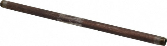 B&K Mueller 581-120HC Black Pipe Nipple 1/4" Dia x 12" Long, Schedule 40