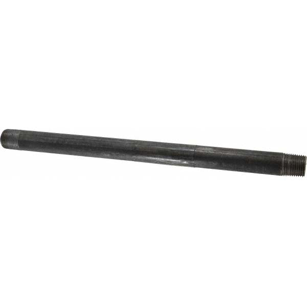 B&K Mueller 583-120HN Black Pipe Nipple 1/2" Dia x 12" Long, Schedule 40
