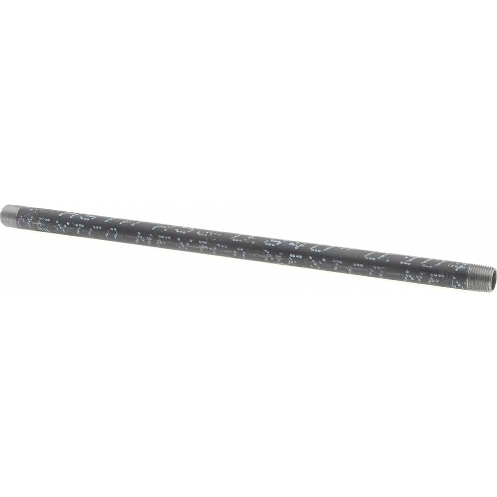 B&K Mueller 583-180HC Black Pipe Nipple 1/2" Dia x 18" Long, Schedule 40