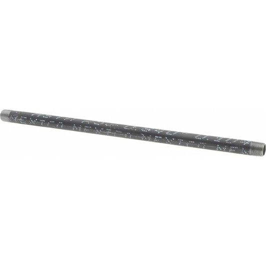 B&K Mueller 583-180HC Black Pipe Nipple 1/2" Dia x 18" Long, Schedule 40