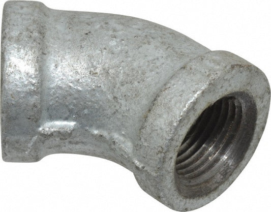 B&K Mueller 510-202HC Malleable Iron Pipe 45 &deg Elbow 3/8" Fitting