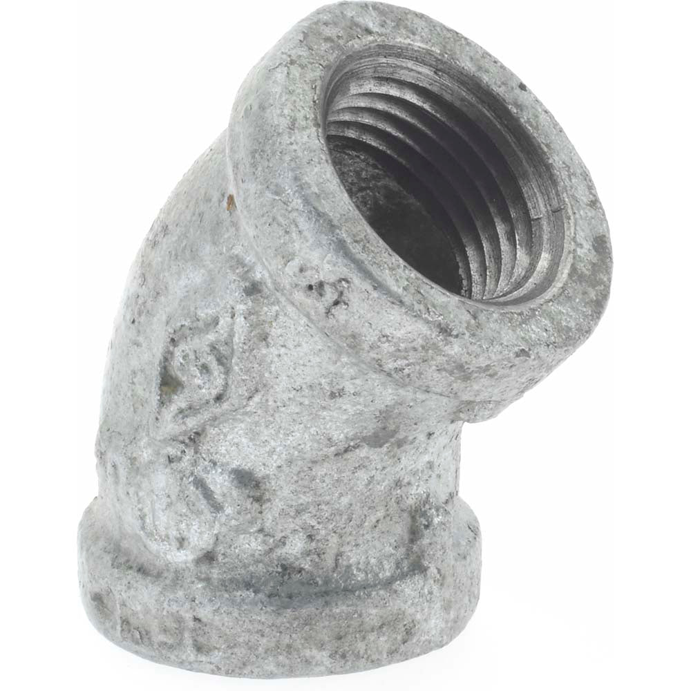 B&K Mueller 510-203HP Malleable Iron Pipe 45 &deg Elbow 1/2" Fitting