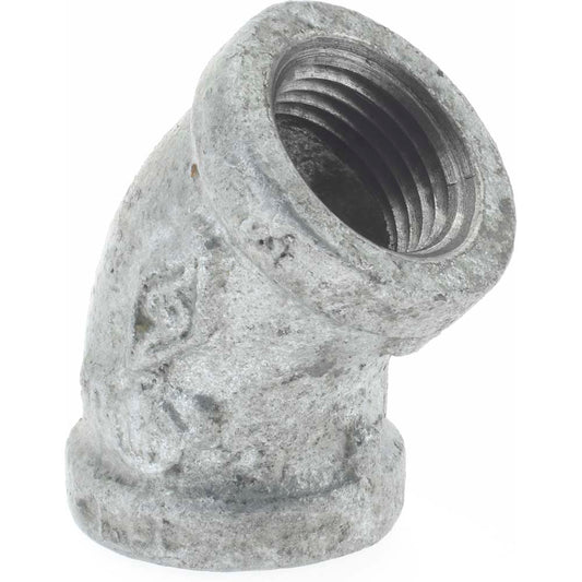 B&K Mueller 510-203HP Malleable Iron Pipe 45 &deg Elbow 1/2" Fitting