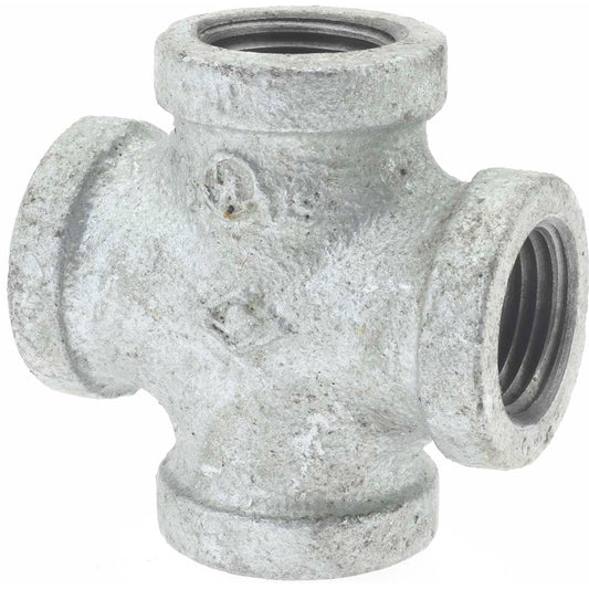 B&K Mueller 511-003HN Malleable Iron Pipe Cross 1/2" Fitting