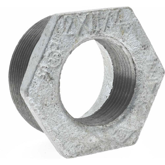 B&K Mueller 511-986HN Malleable Iron Pipe Bushing 2 x 1-1/4" Fitting