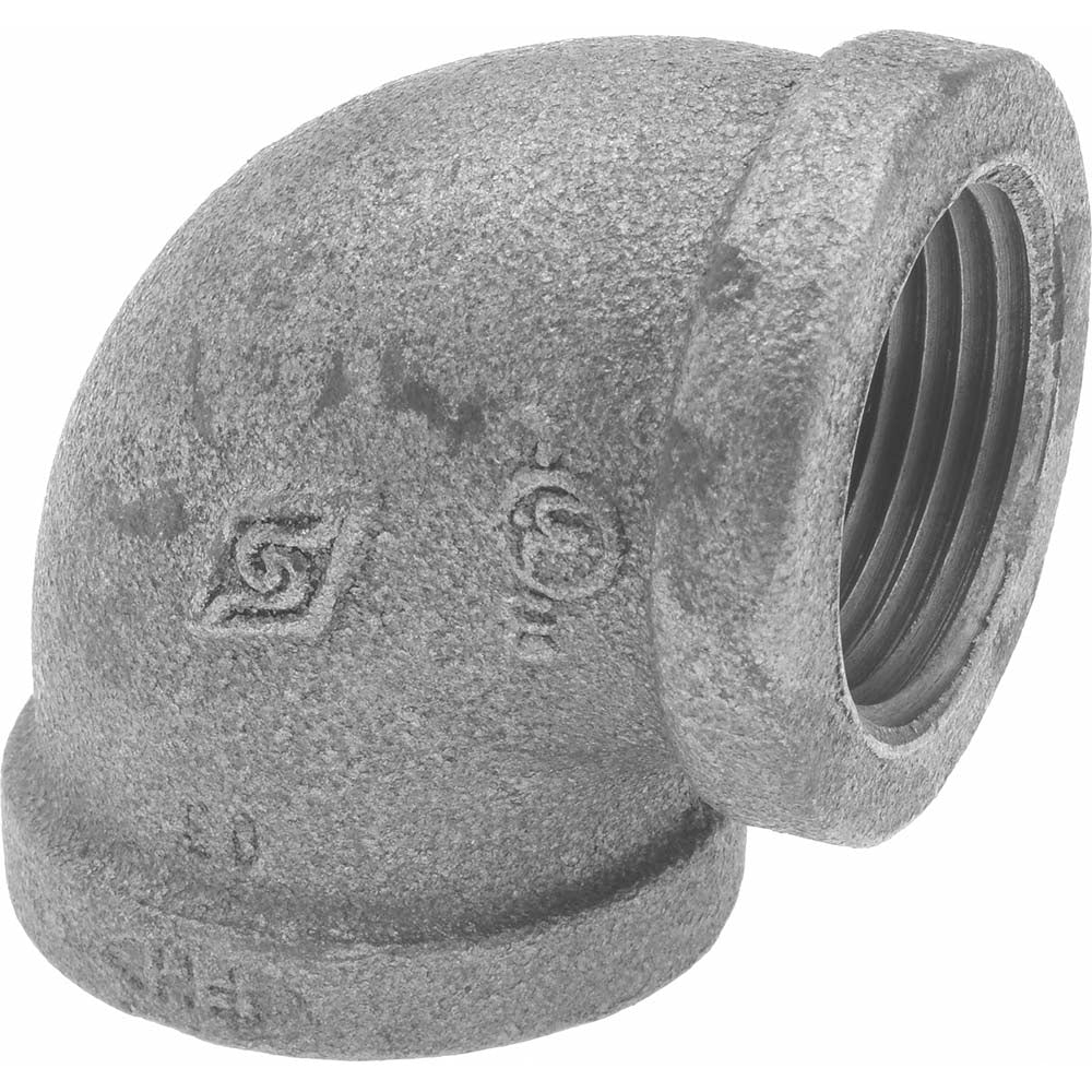 Value Collection B-L9010 Black 90 &deg Elbow 1", Malleable Iron