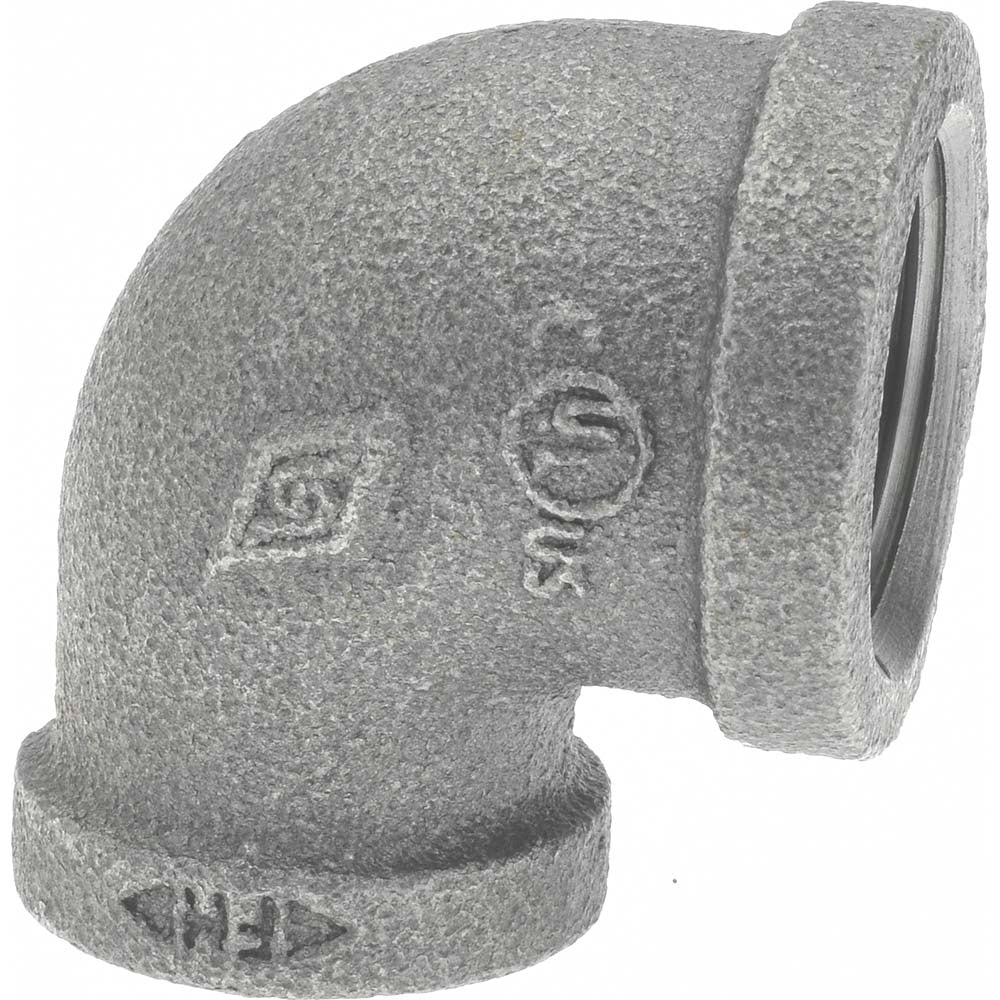 B&K Mueller 520-143HN Black 90 &deg Reducing Elbow 3/4 x 1/2", Threaded