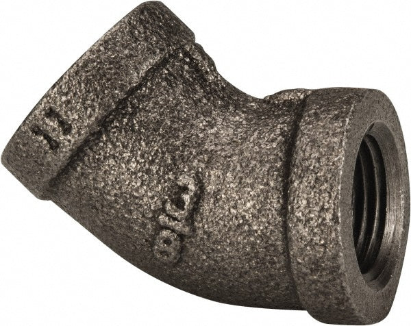 B&K Mueller 520-202HN Black 45 &deg Elbow 3/8", Threaded