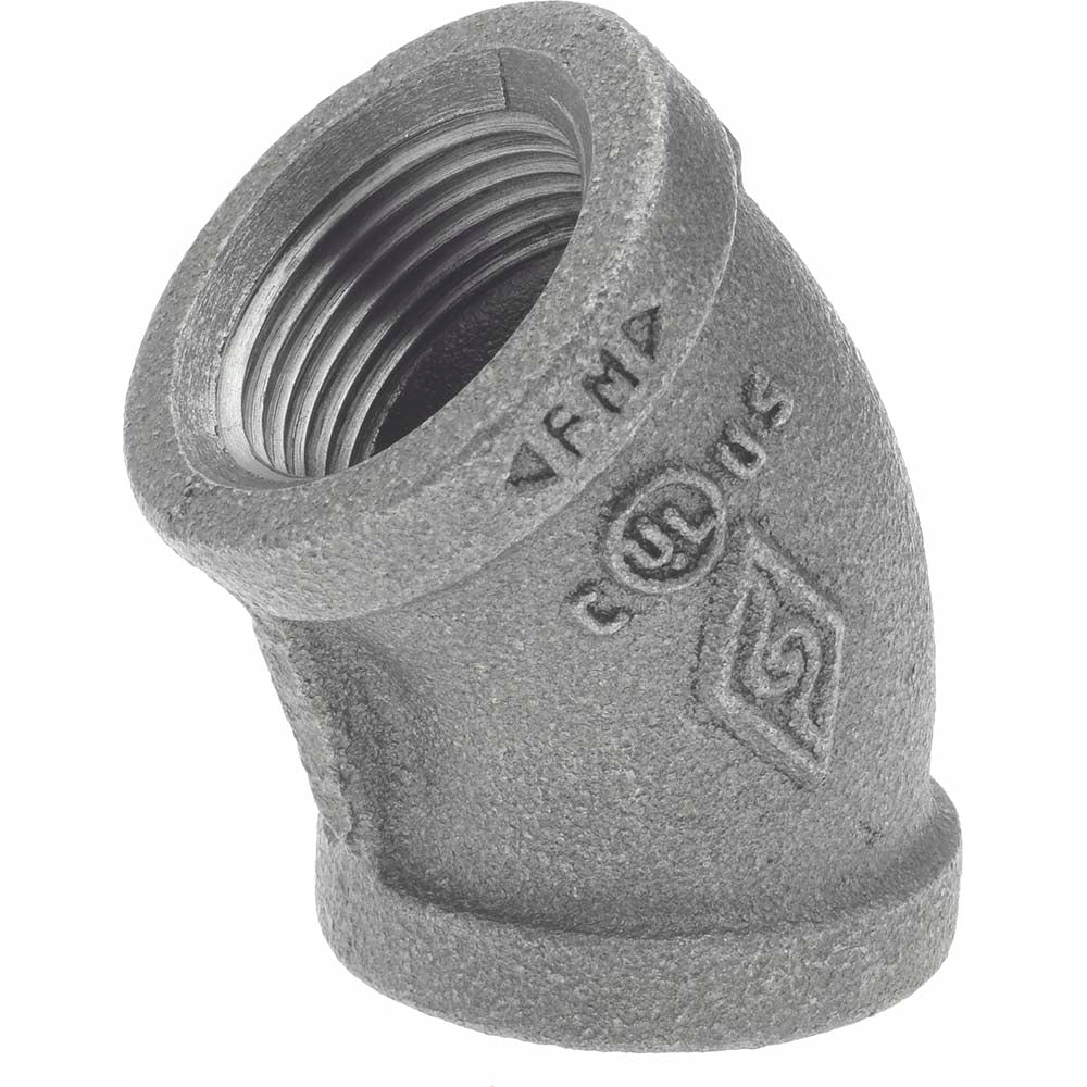 B&K Mueller 520-204HN Black 45 &deg Elbow 3/4", Threaded