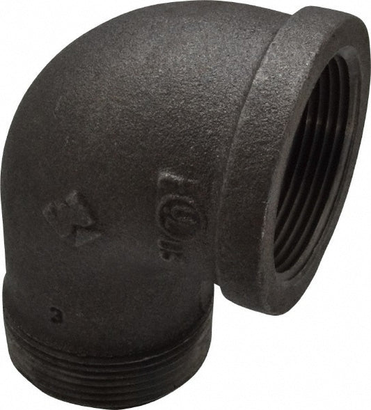 Value Collection MSC-62148846 Black 90 deg Street Elbow 1-1/2", Threaded