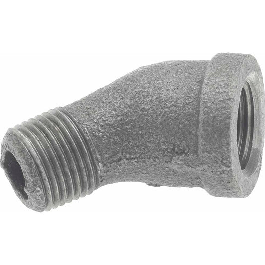 B&K Mueller 520-502HC Black 45 &deg Street Elbow 3/8", Threaded