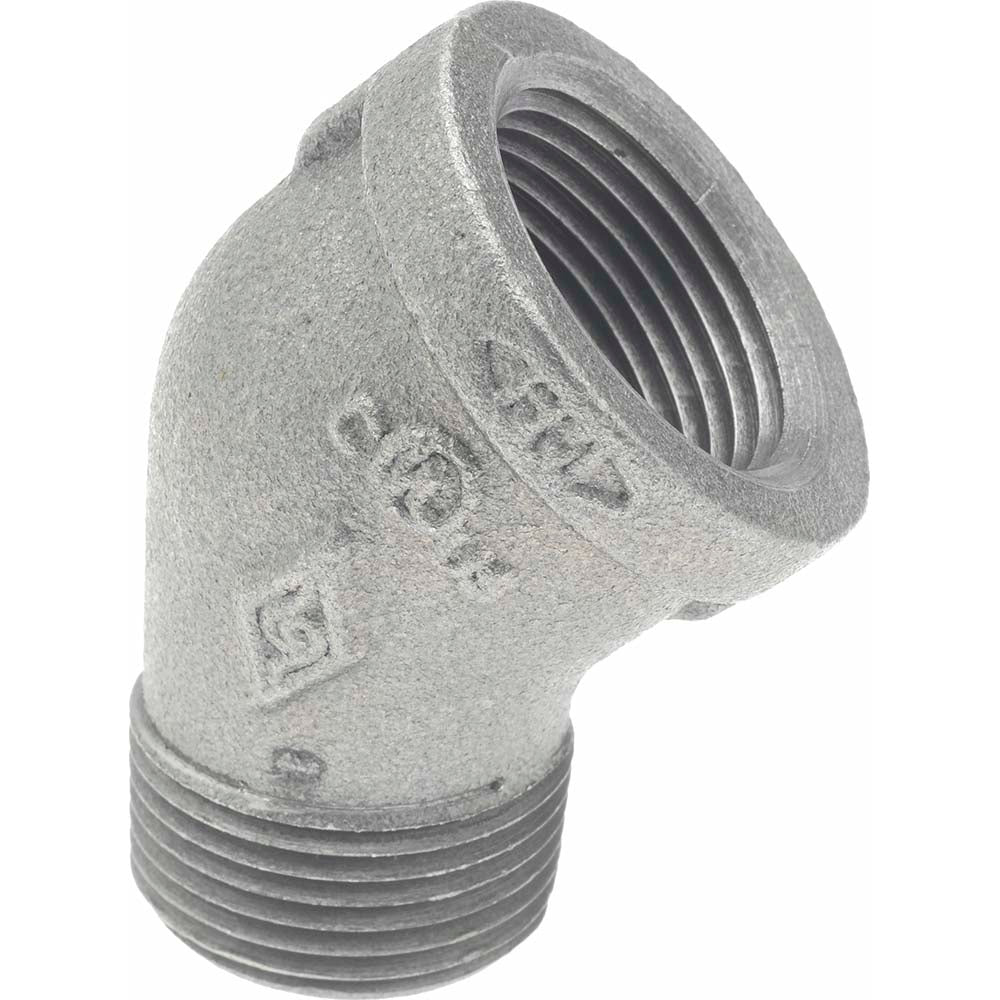 B&K Mueller 520-505HN Black 45 &deg Street Elbow 1", Threaded