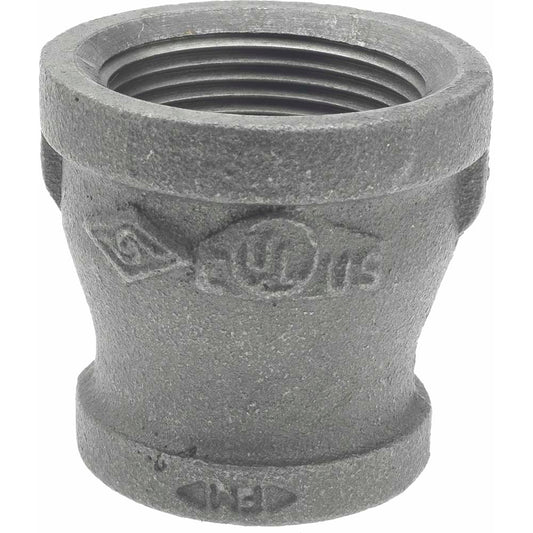 B&K Mueller 521-365HN Black Reducing Coupling 1-1/4 x 1", Threaded