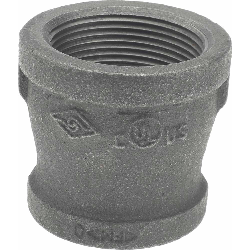 B&K Mueller 521-376HN Black Reducing Coupling 1-1/2 x 1-1/4", Threaded