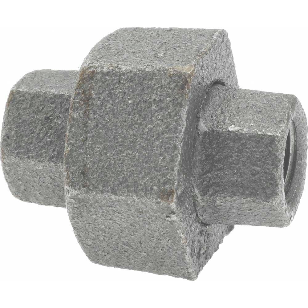 Value Collection B-UNI01 Black Union 1/8", Malleable Iron