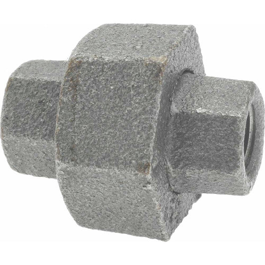 Value Collection B-UNI01 Black Union 1/8", Malleable Iron