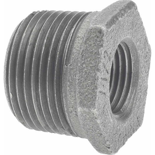 Value Collection B-BUS1005 Black Bushing 1 x 1/2", Malleable Iron