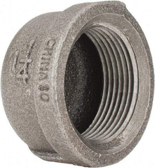 B&K Mueller 521-406HN Black End Cap 1-1/4", Threaded