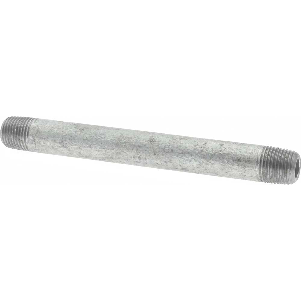 Value Collection NG01035 Galvanized Pipe Nipple 1/8", 3-1/2" Long, Schedule 40, Steel