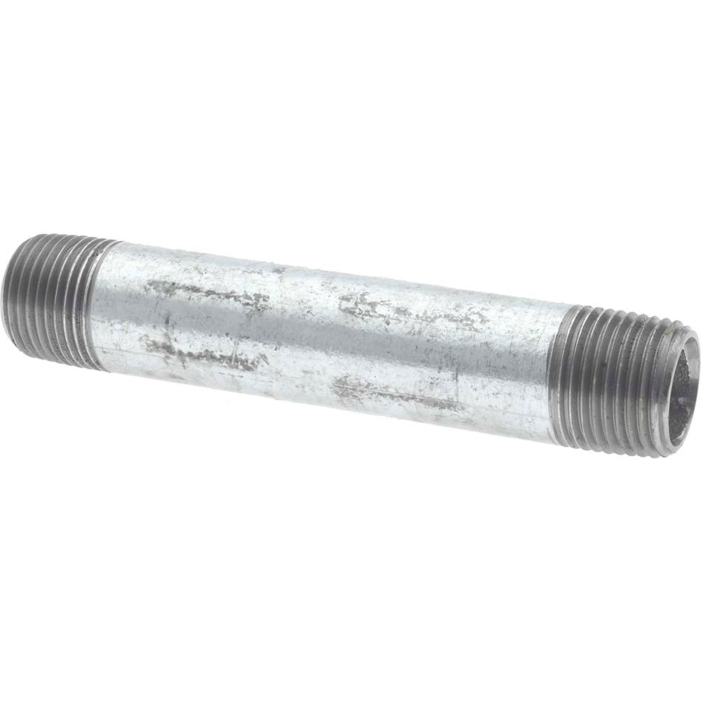 Value Collection NG03035 Galvanized Pipe Nipple 3/8", 3-1/2" Long, Schedule 40, Steel