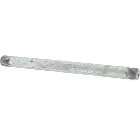 Value Collection NG01050 Galvanized Pipe Nipple 1/8", 5" Long, Schedule 40, Steel