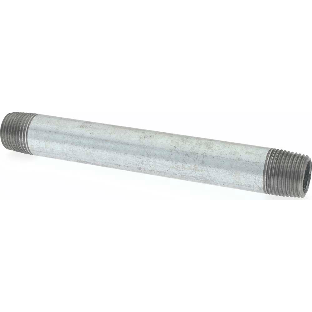 Value Collection NG03050 Galvanized Pipe Nipple 3/8", 5" Long, Schedule 40, Steel