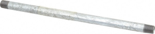 B&K Mueller 561-100HC Galvanized Pipe Nipple 1/4", 10" Long, Schedule 40, Steel