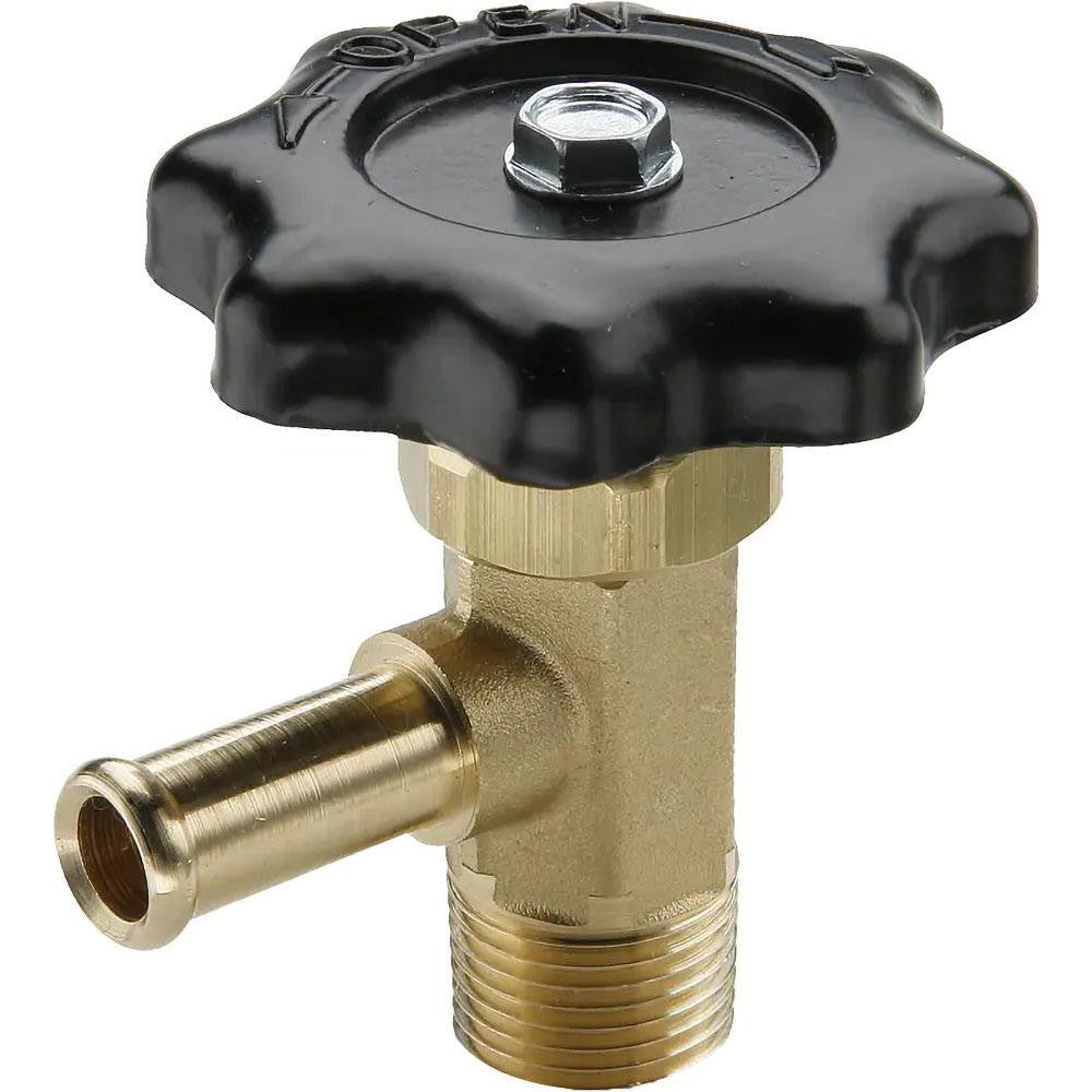 Parker V404P-6-6 Hose I.D. x MNPTF End Connection Brass Truck Valve