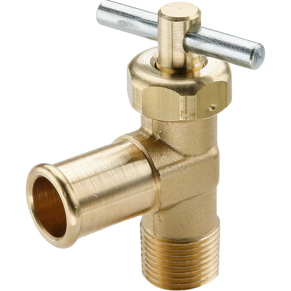 Parker V404PH-10-6 Hose I.D. x MNPTF with Pin Handle End Connection Brass Truck Valve