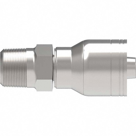 Eaton 08Z-108-BG Hydraulic Hose Male Pipe Rigid Fitting 0.5000" Hose ID, 0.5000" Hose OD, Hose Size 8, 1/2-14 Thread